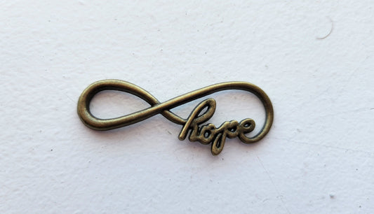 "Hope" infinity charm