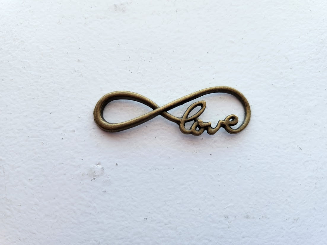 "Love" Infinity Charm