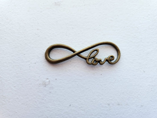 "Love" Infinity Charm