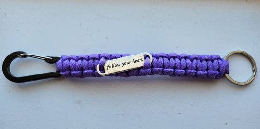 Purple Keychain w/ Charm