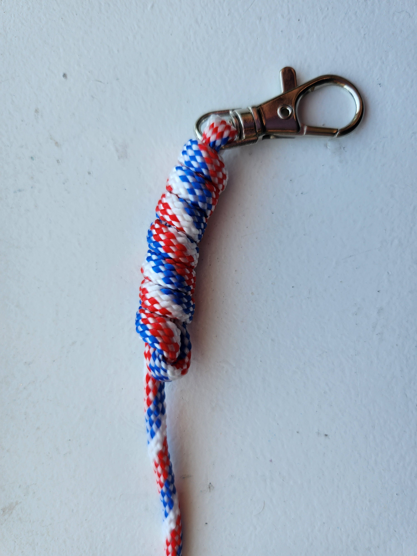 Red, White, & Blue Keychain w/ Charm